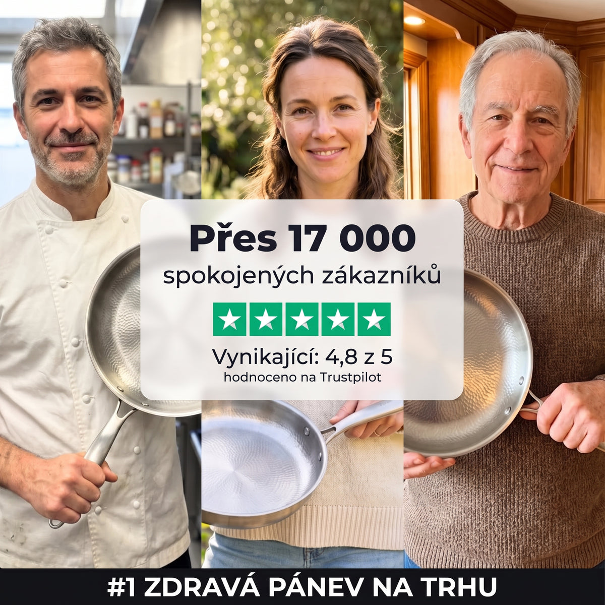 Pánev ze 100% čistého titanu pro kuchyni bez toxinů