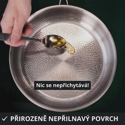 Pánev ze 100% čistého titanu pro kuchyni bez toxinů